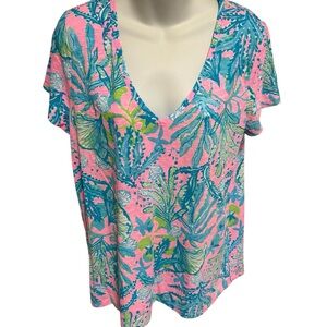 Lilly Pulitzer Etta V-Neck T-Shirt